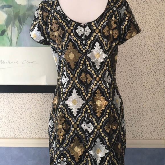 Sequin Sewn Ladies Dress - Picture 5 of 8